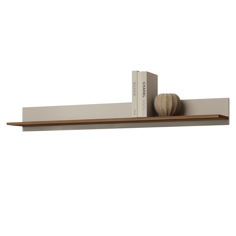 Závesná polica 150, kašmír/dub castello, EYCO