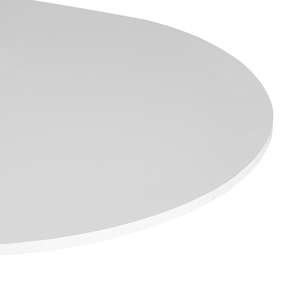 Kihúzható étkezőasztal, fehér, 100x100-140x75 cm, ABERO TYP 1 Kihúzható étkezőasztal, fehér, 100x100-140x75 cm, ABERO TYP 1