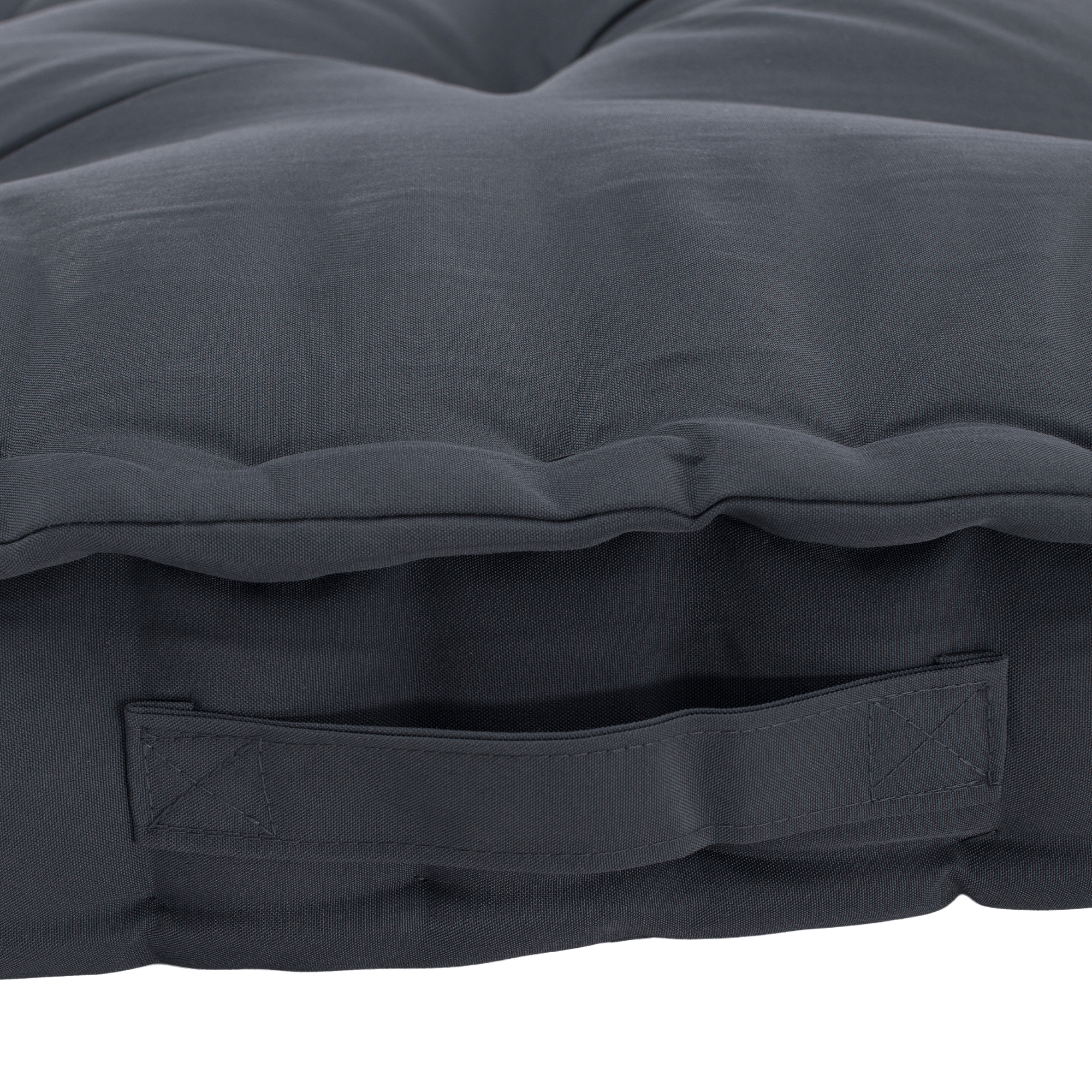 Vankúš na paletové sedenie, tmavosivá, LEGNO