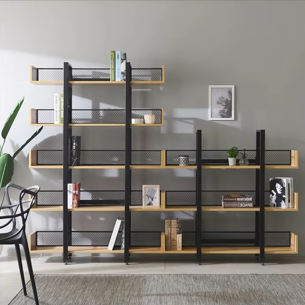 3 polcos polcállvány, tölgy/fekete, KILIS NEW TYP 1 3 polcos polcállvány, tölgy/fekete, KILIS NEW TYP 1