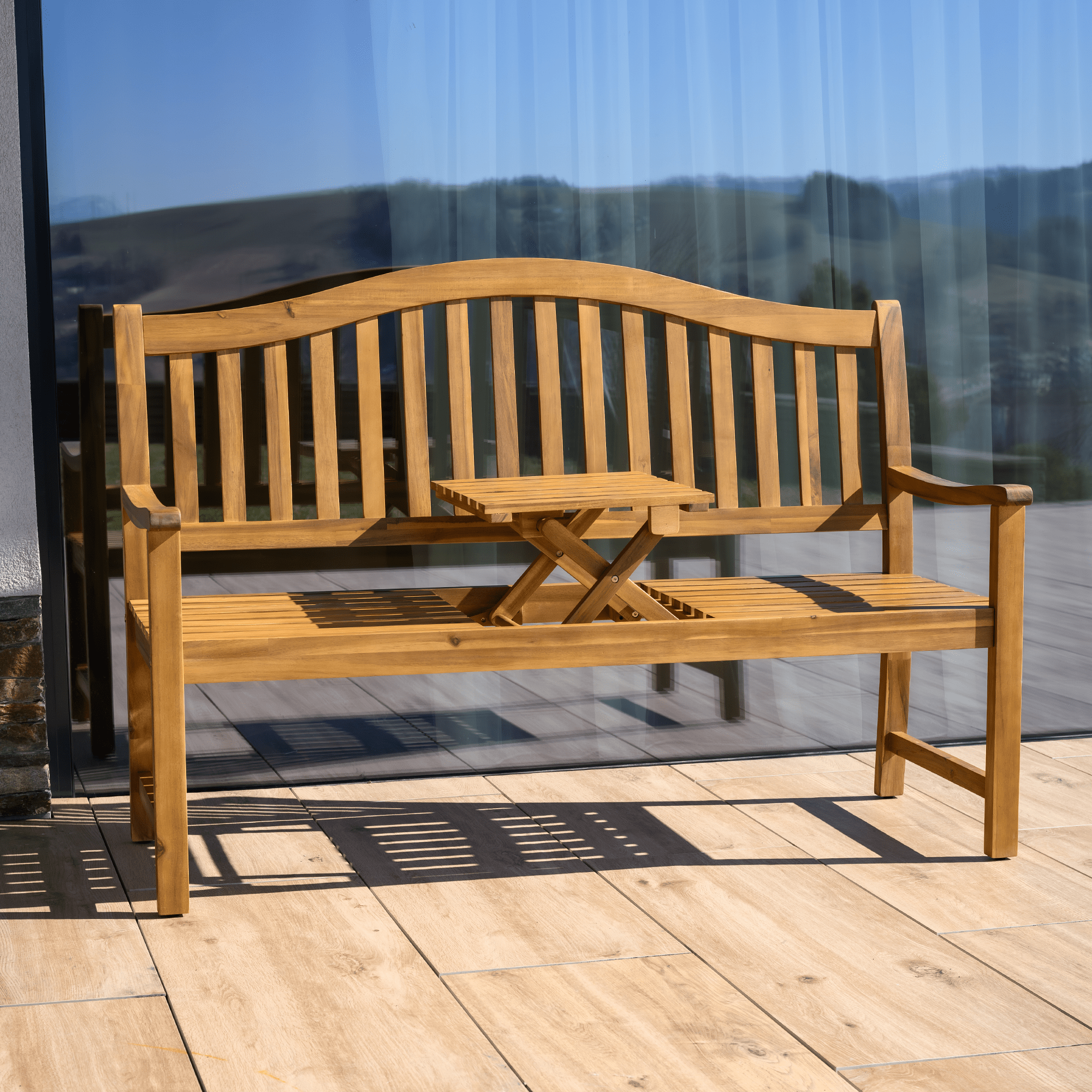 Kerti pad asztallal, akácfa, TAIMA