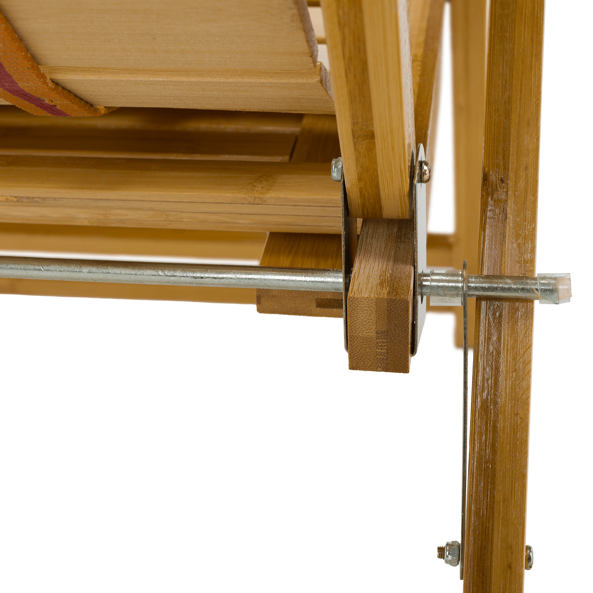 Kerti állítható szék, természetes, bambusz, URSEL