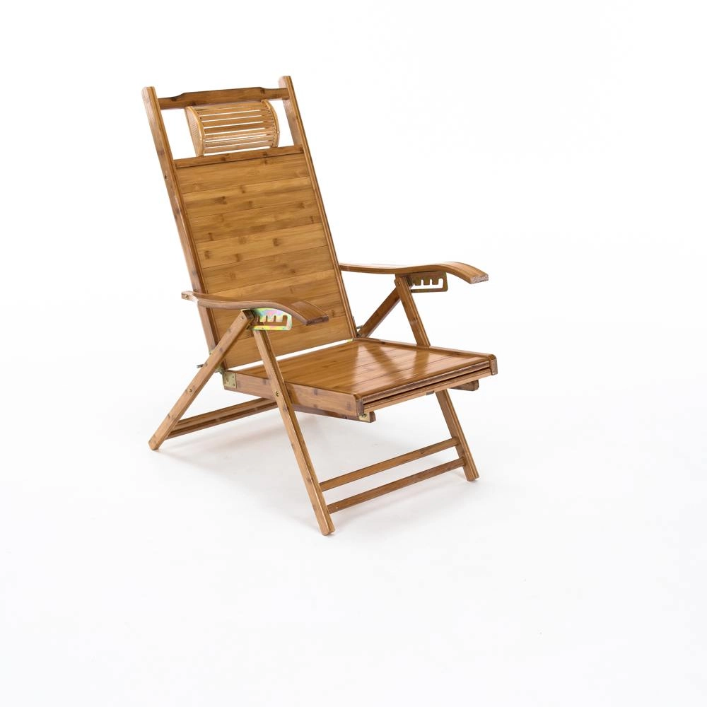 Kerti állítható szék, természetes, bambusz, VARDON