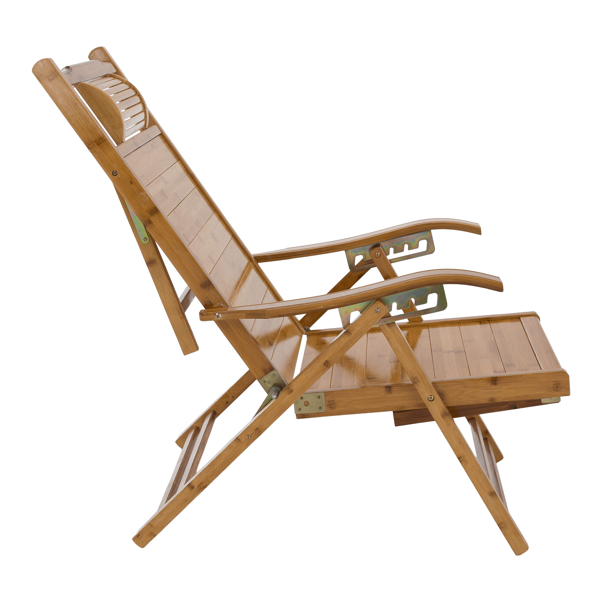 Kerti állítható szék, természetes, bambusz, VARDON