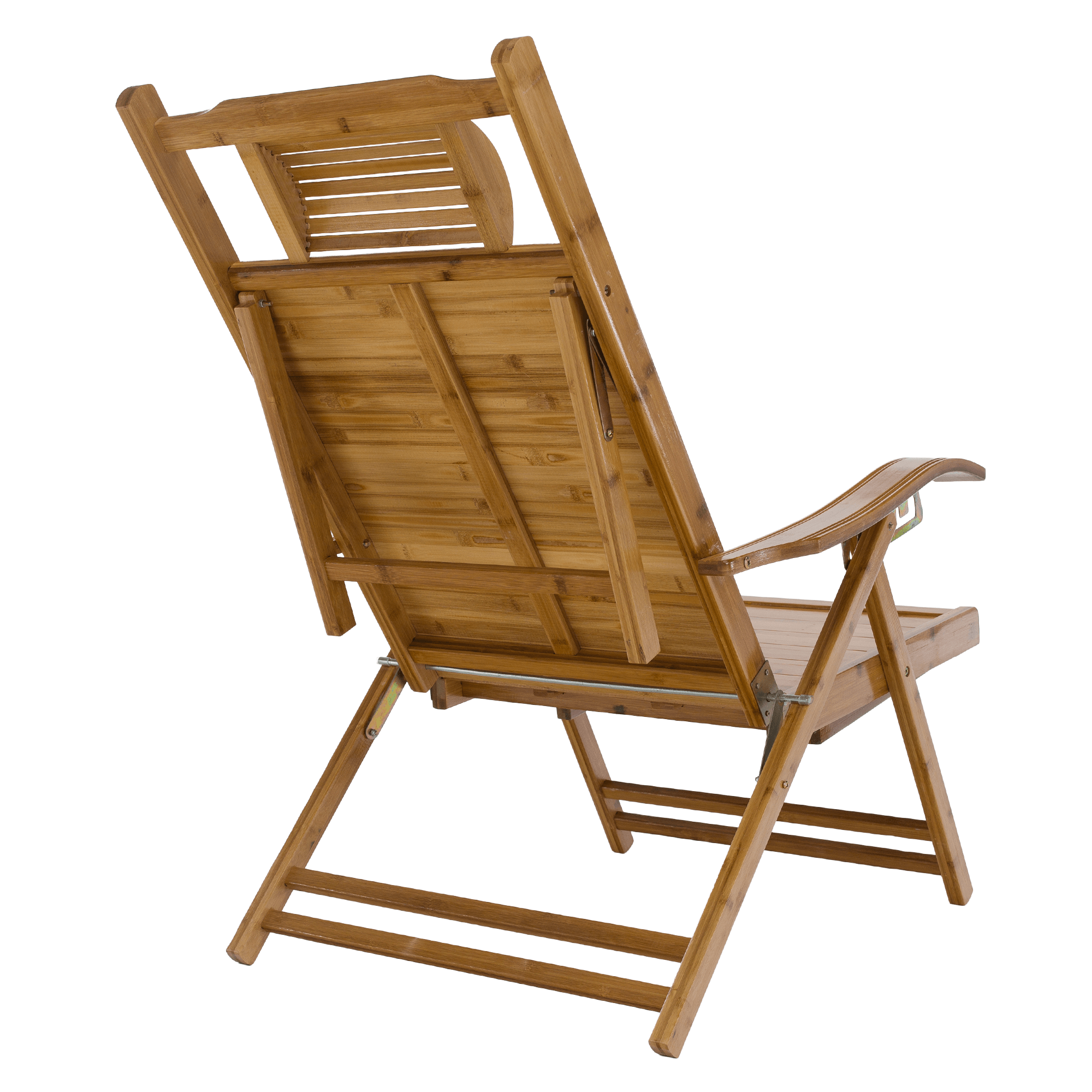 Kerti állítható szék, természetes, bambusz, VARDON