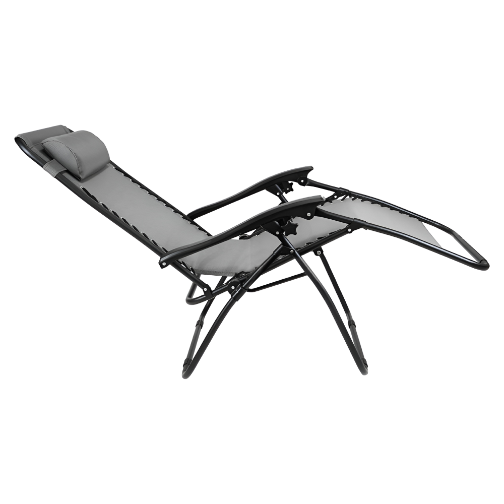 Kerti állítható szék, világosszürke, GERALD NEW