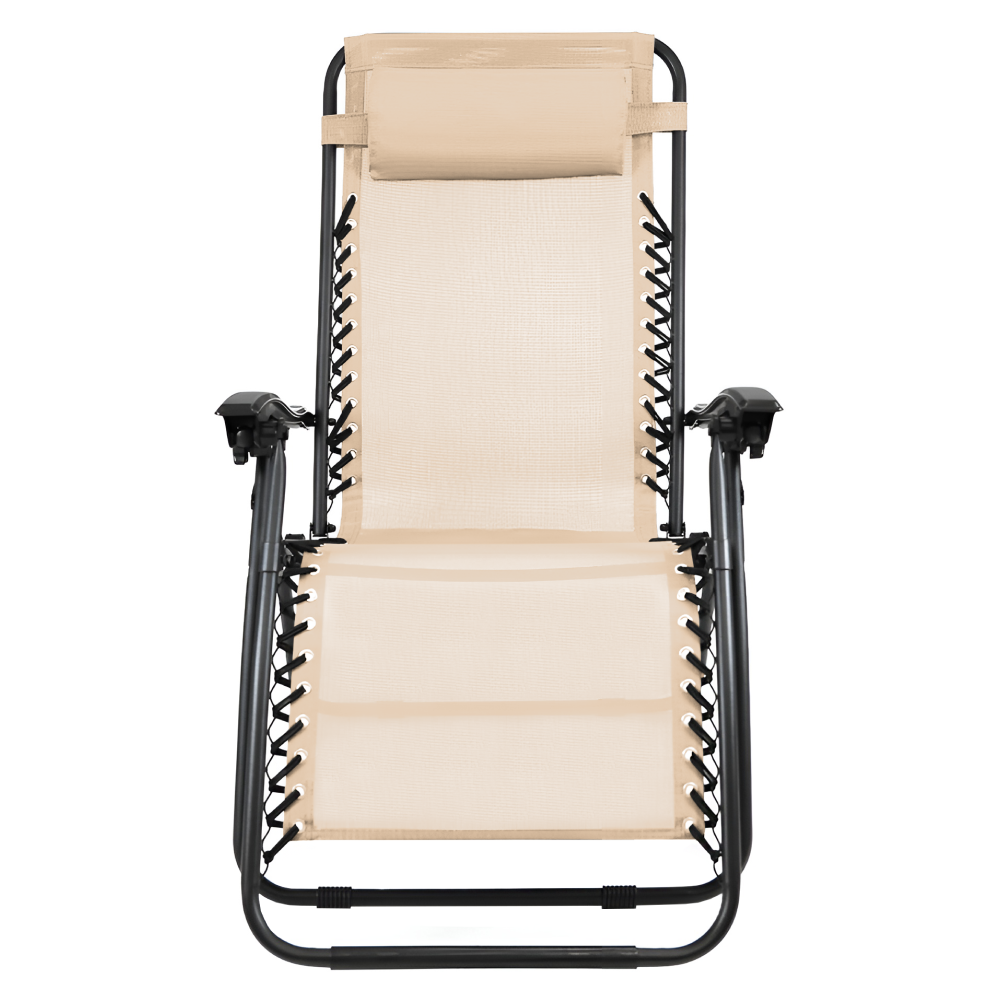 Kerti állítható szék, bézs, GERALD NEW