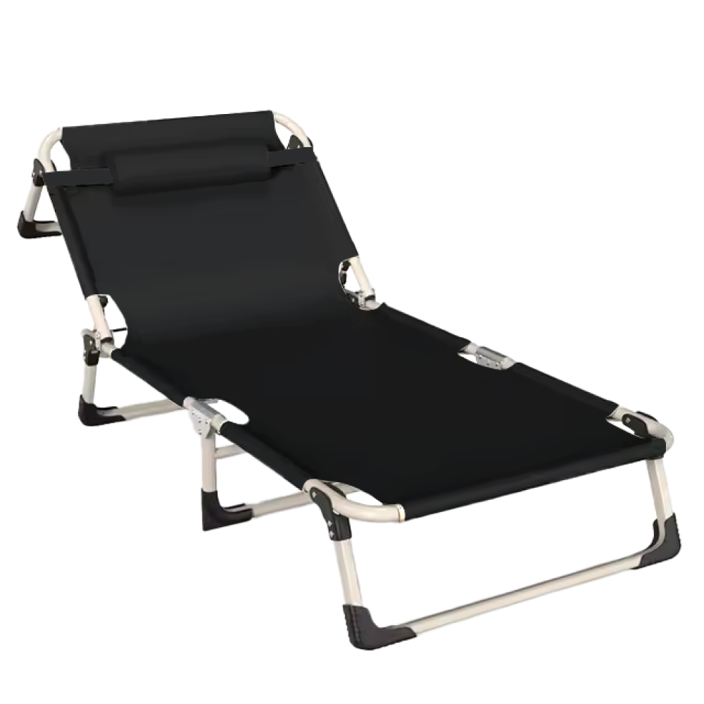 Kerti nyugágy, fekete/bézs, BOVRY