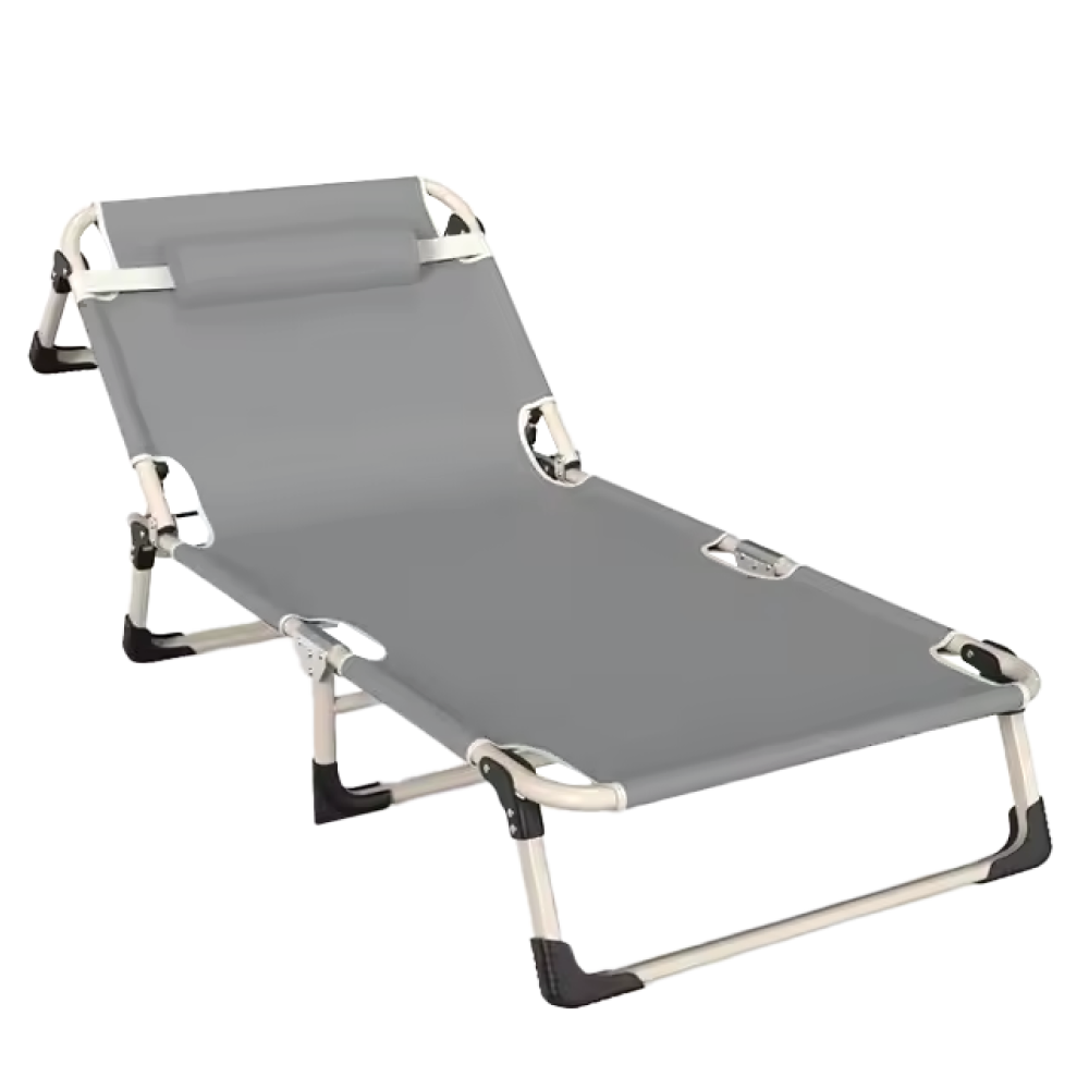 Kerti nyugágy, szürke/bézs, BOVRY Kerti nyugágy, szürke/bézs, BOVRY