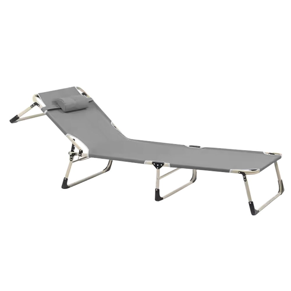 Kerti nyugágy, szürke/bézs, BOVRY Kerti nyugágy, szürke/bézs, BOVRY