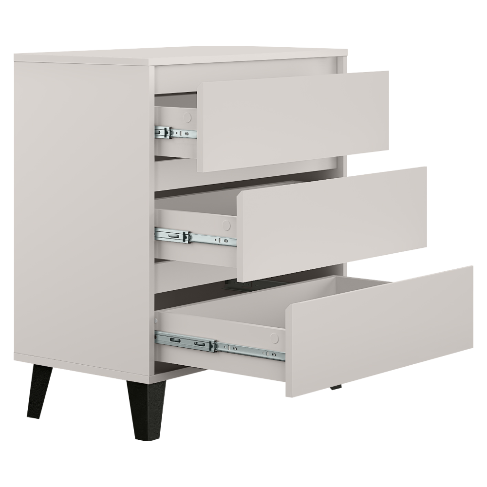 Komód, cashmere, BOGAN 3S70