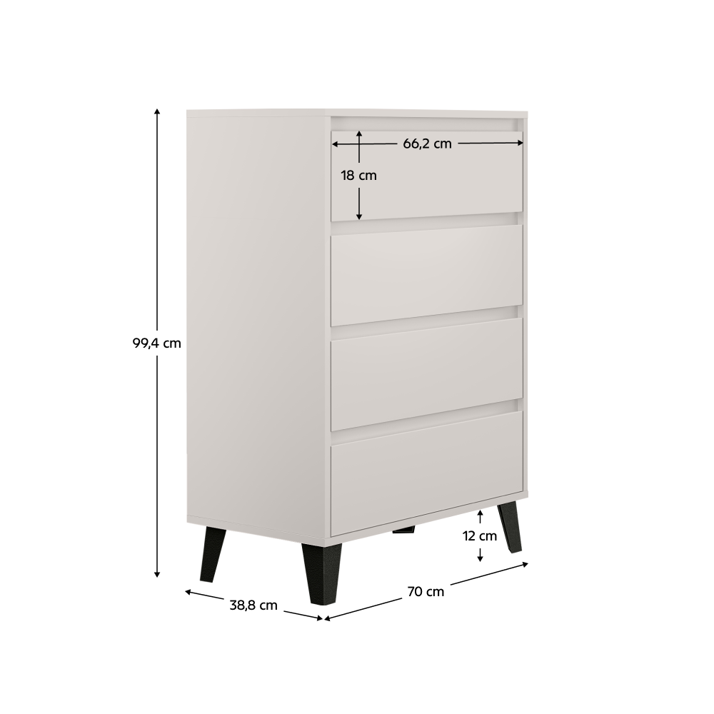 Komoda, kašmír, BOGAN NEW 4S70