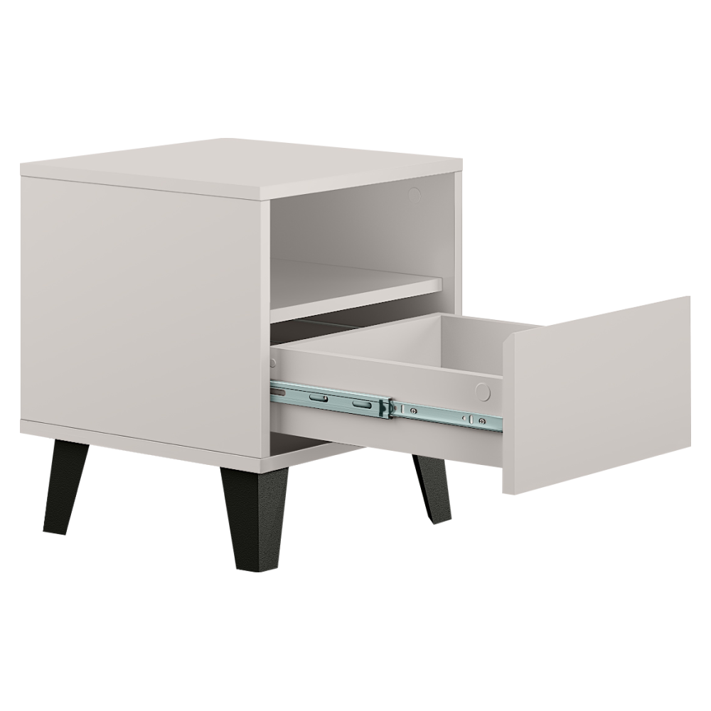 Éjjeliszekrény, cashmere, BOGAN NEW 1S Éjjeliszekrény, cashmere, BOGAN NEW 1S