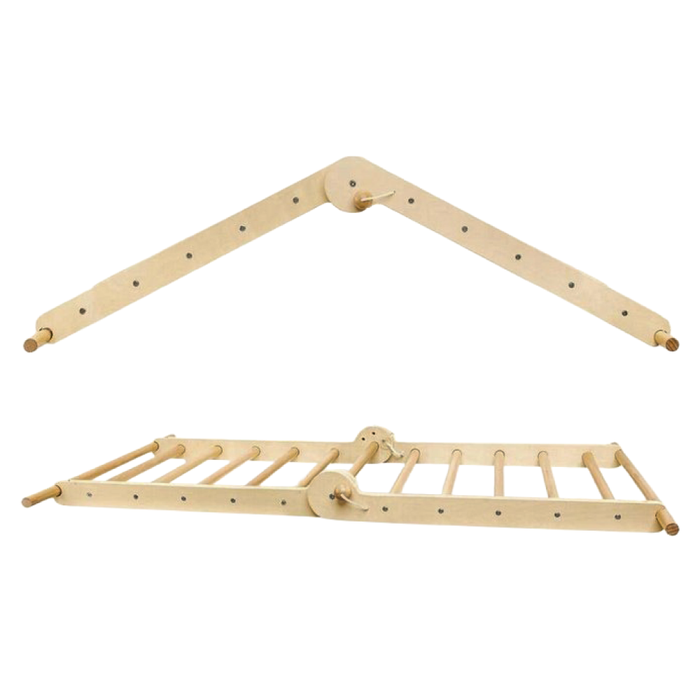 Montessori Piklerovej trojuholník 3v1, prírodná/mix farieb, OPRIN