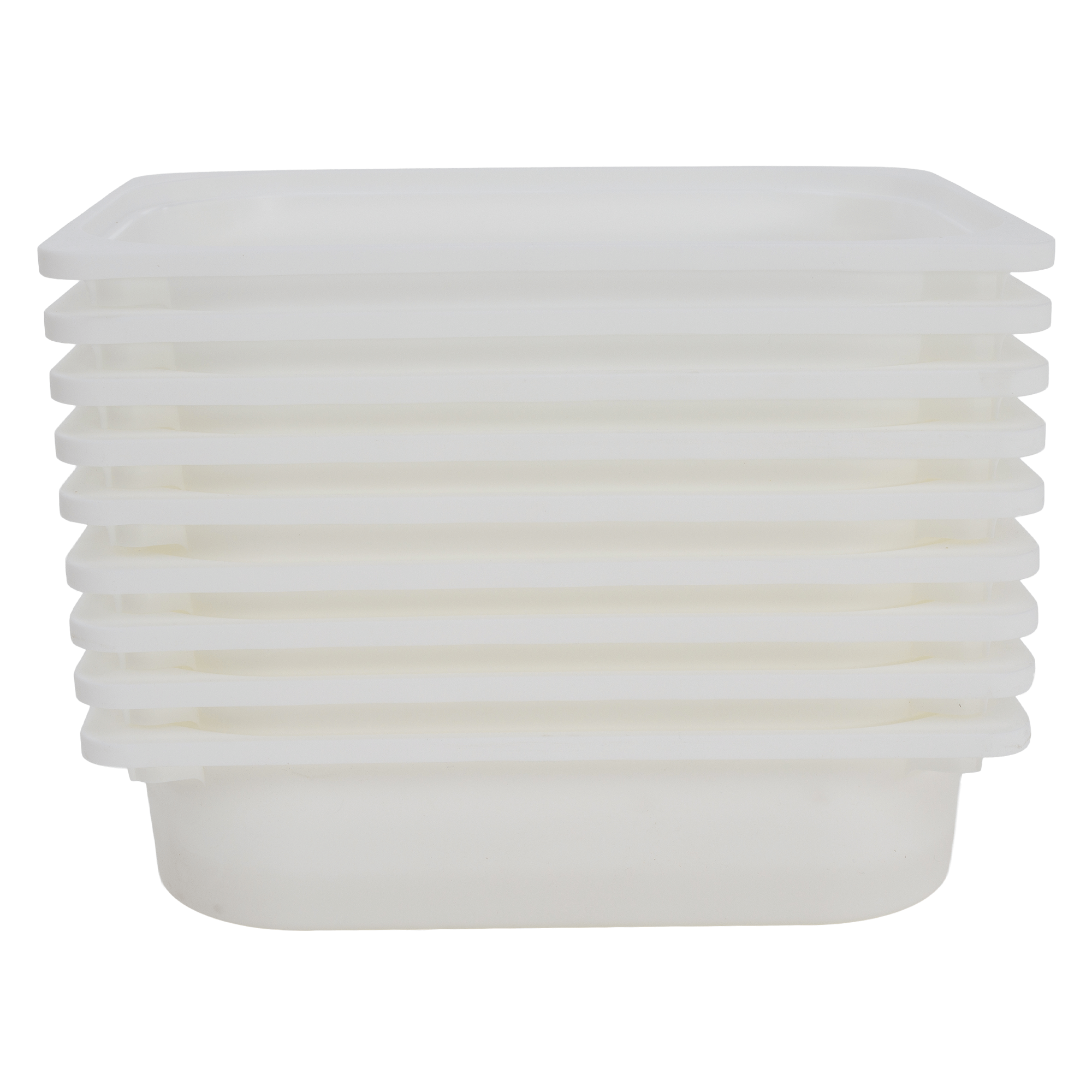 Rendszerező tárolódobozokkal, fehér, TRIMAL Rendszerező tárolódobozokkal, fehér, TRIMAL