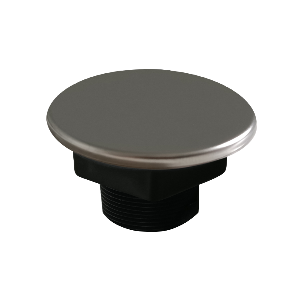 Záslepka na umývadlo/drez, chróm, priemer 4,5 cm, ZAPA