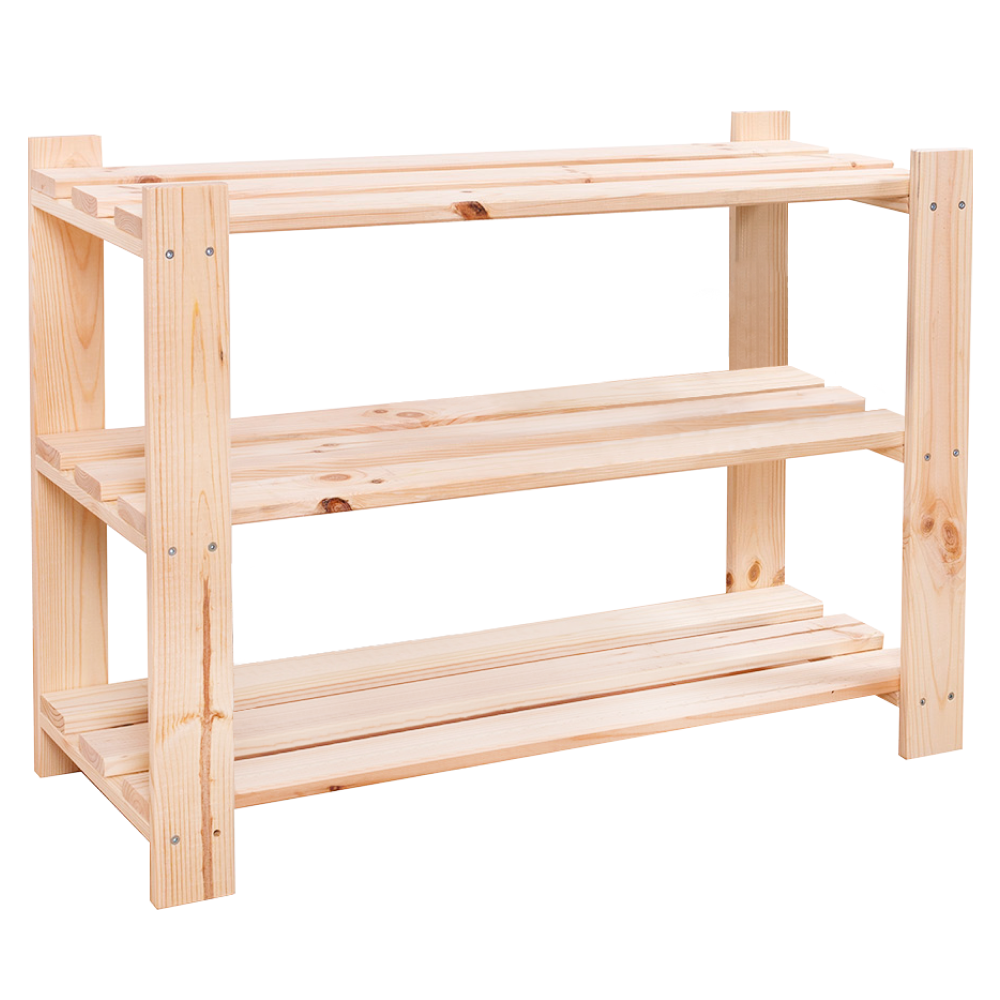 Polcállvány, természetes, fenyő, SIMU 550 Polcállvány, természetes, fenyő, SIMU 550