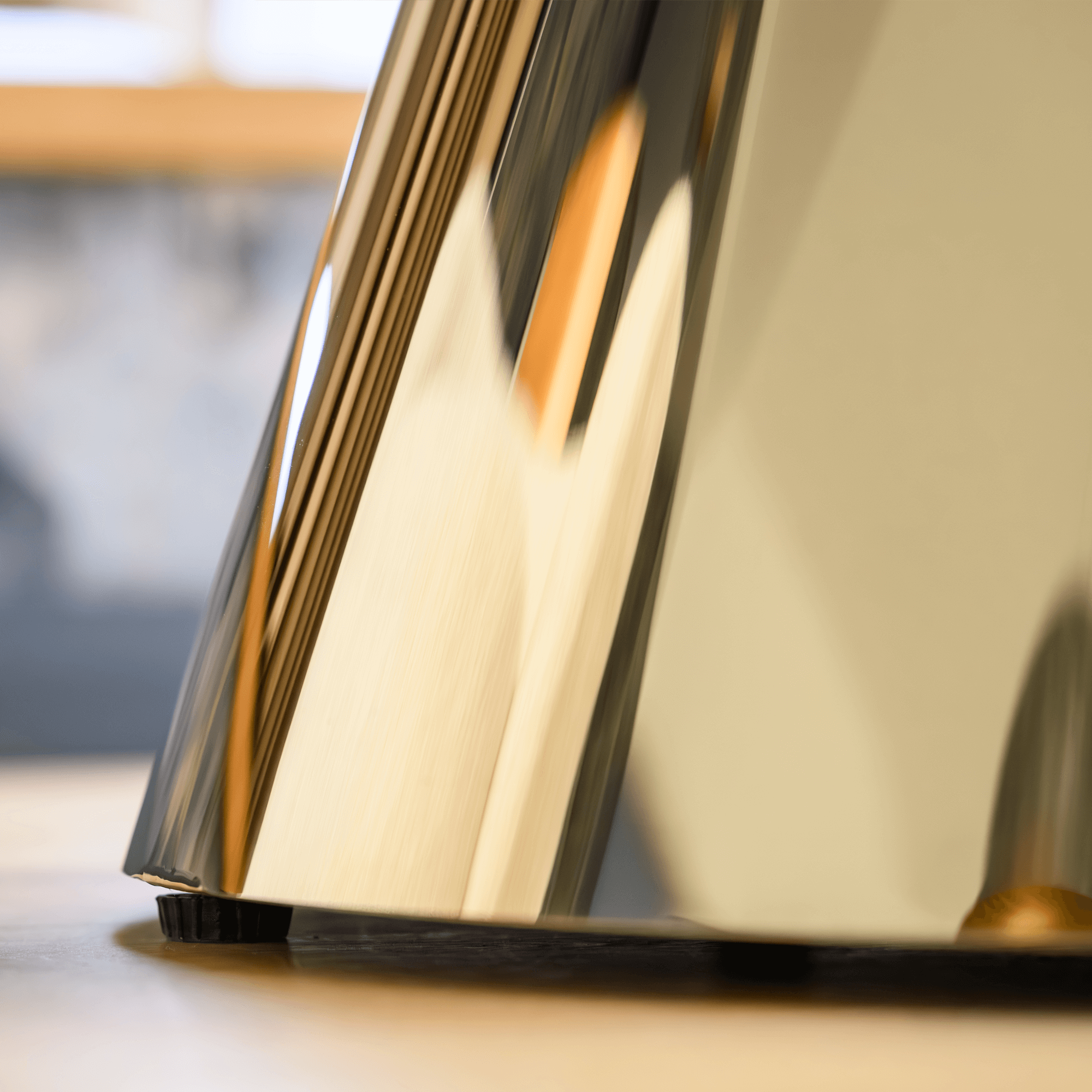 Jedálenský stôl, zlatá/biely mramor, GREIS TYP 1