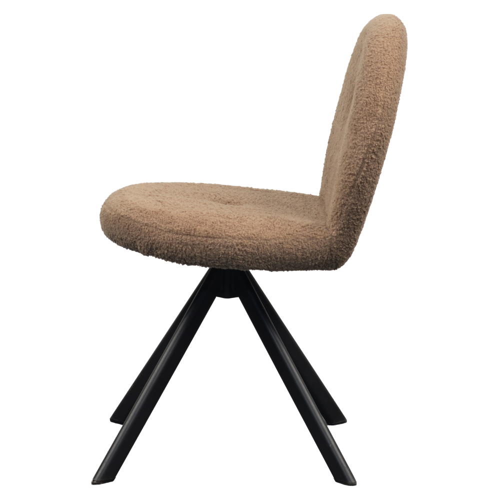 Jedálenská stolička, svetlohnedá/čierna, RODIA