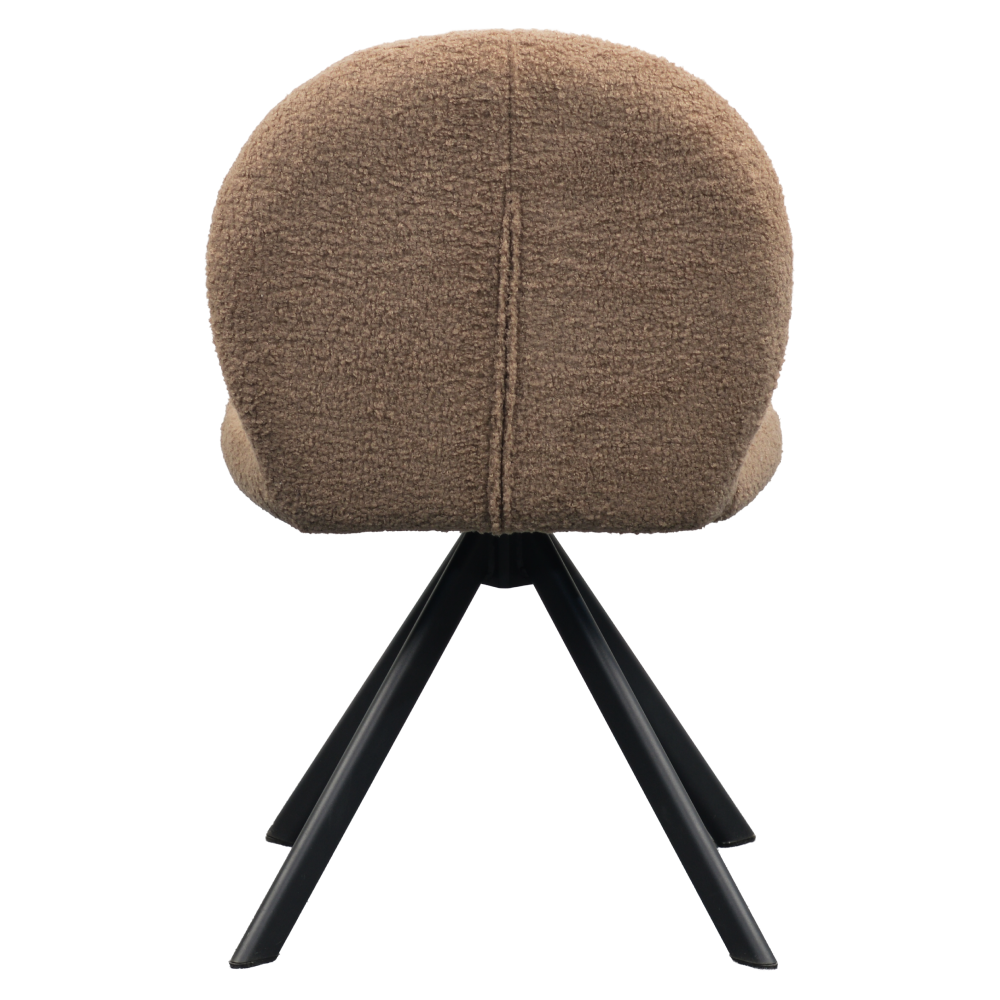 Jedálenská stolička, svetlohnedá/čierna, RODIA