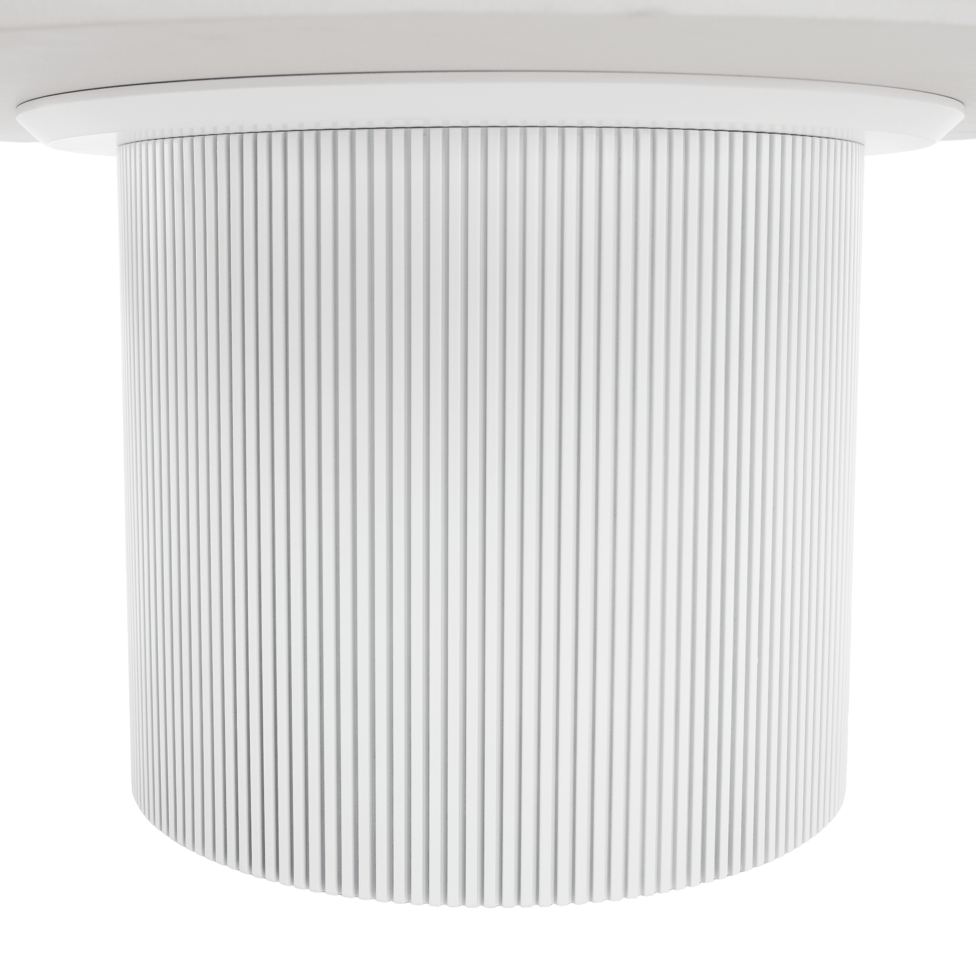 Dohányzóasztal, fehér márvány/MDF, átmérő 80 cm, MAHIR TYP 1 Dohányzóasztal, fehér márvány/MDF, átmérő 80 cm, MAHIR TYP 1