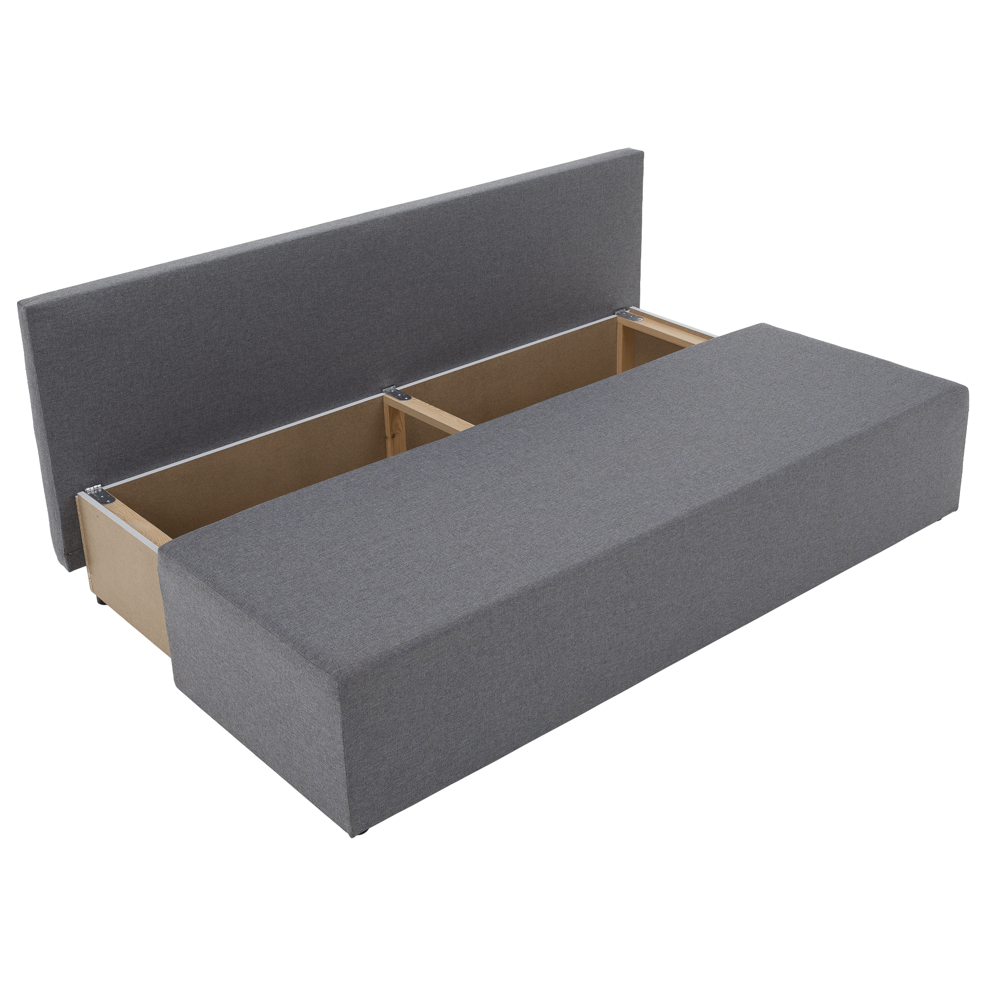 Kihúzható heverő, világosszürke, EUGI Kihúzható heverő, világosszürke, EUGI