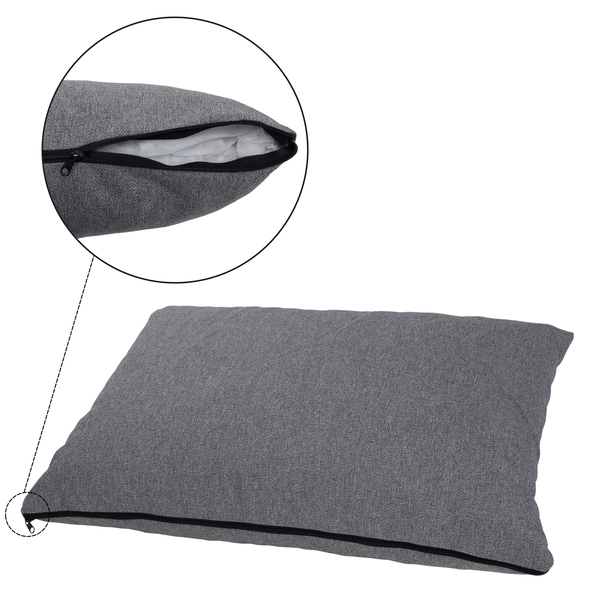 Kihúzható heverő, világosszürke, EUGI Kihúzható heverő, világosszürke, EUGI