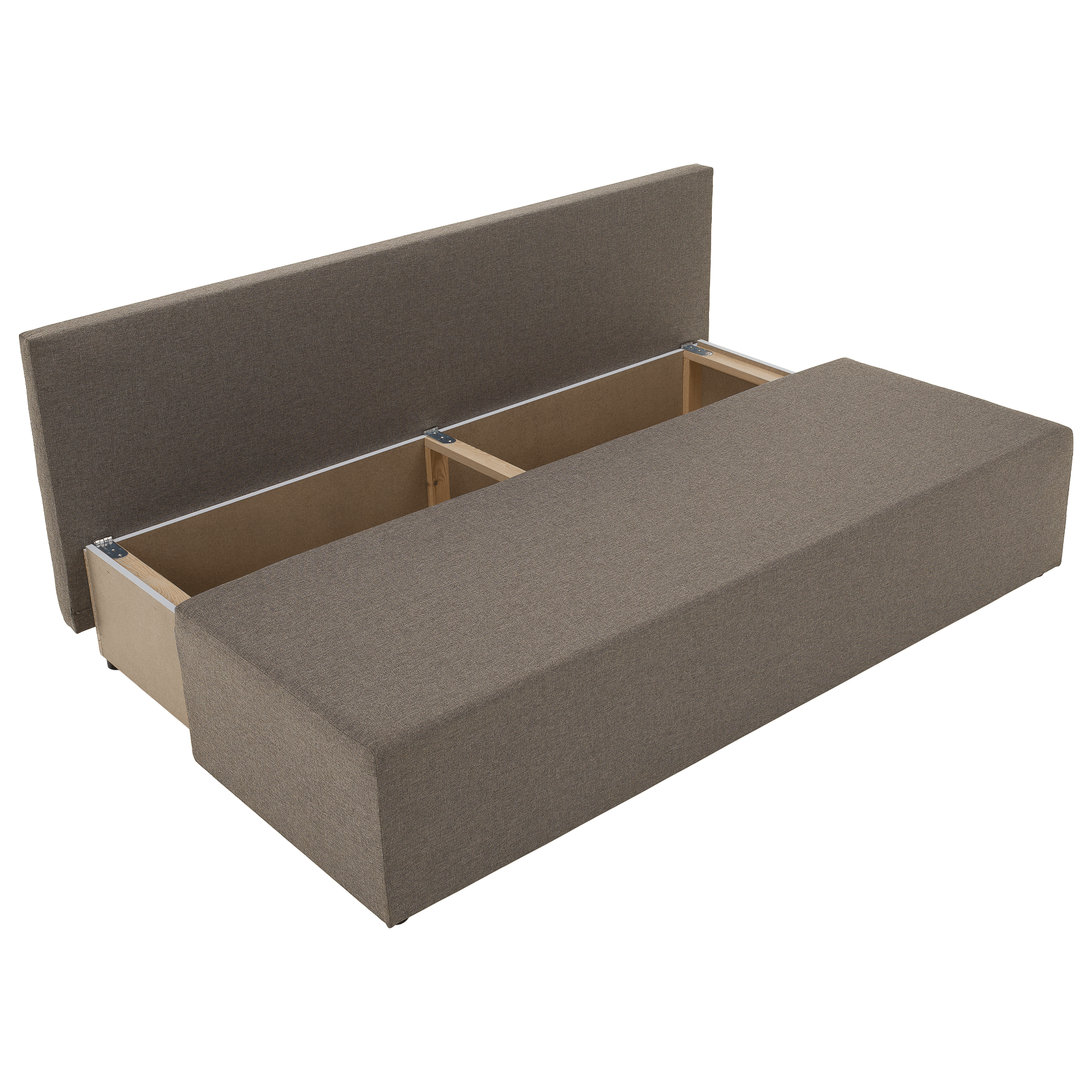 Kihúzható heverő, barna, EUGI Kihúzható heverő, barna, EUGI