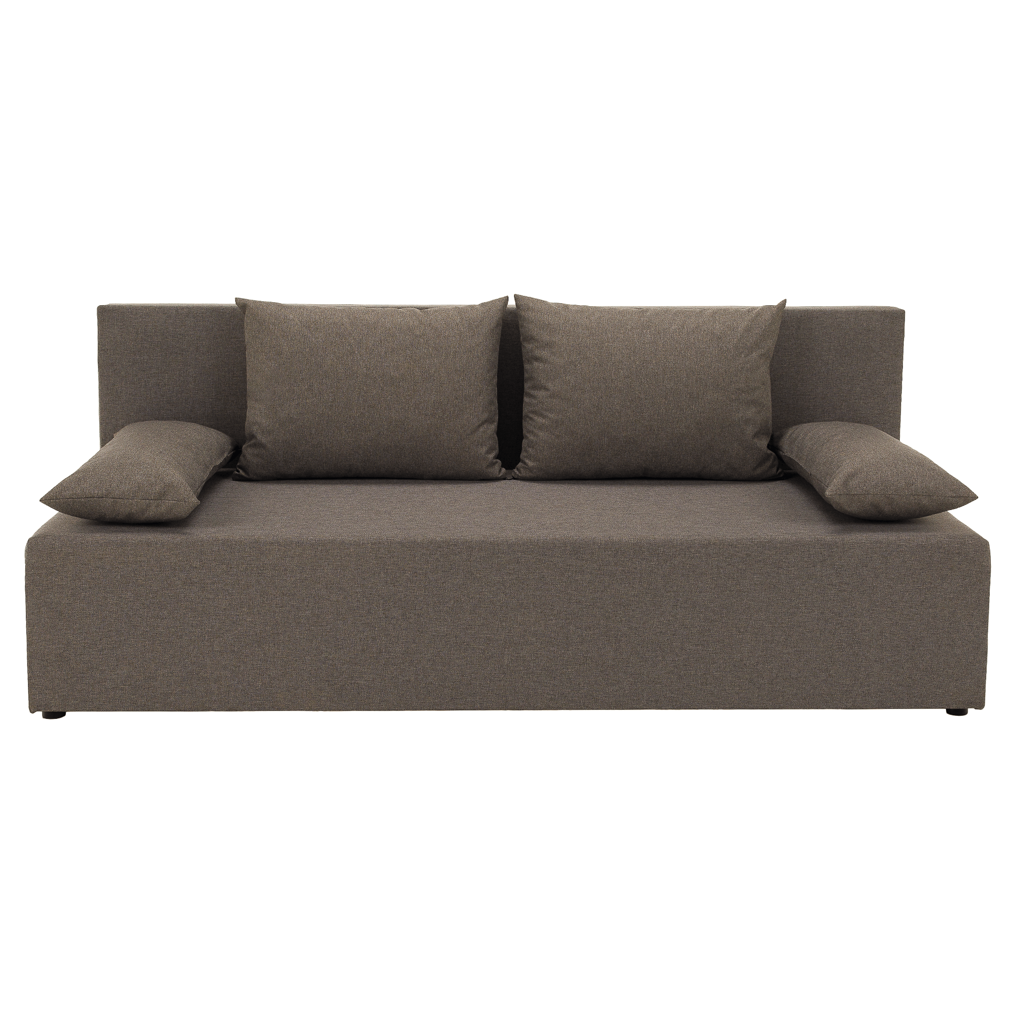 Kihúzható heverő, barna, EUGI Kihúzható heverő, barna, EUGI