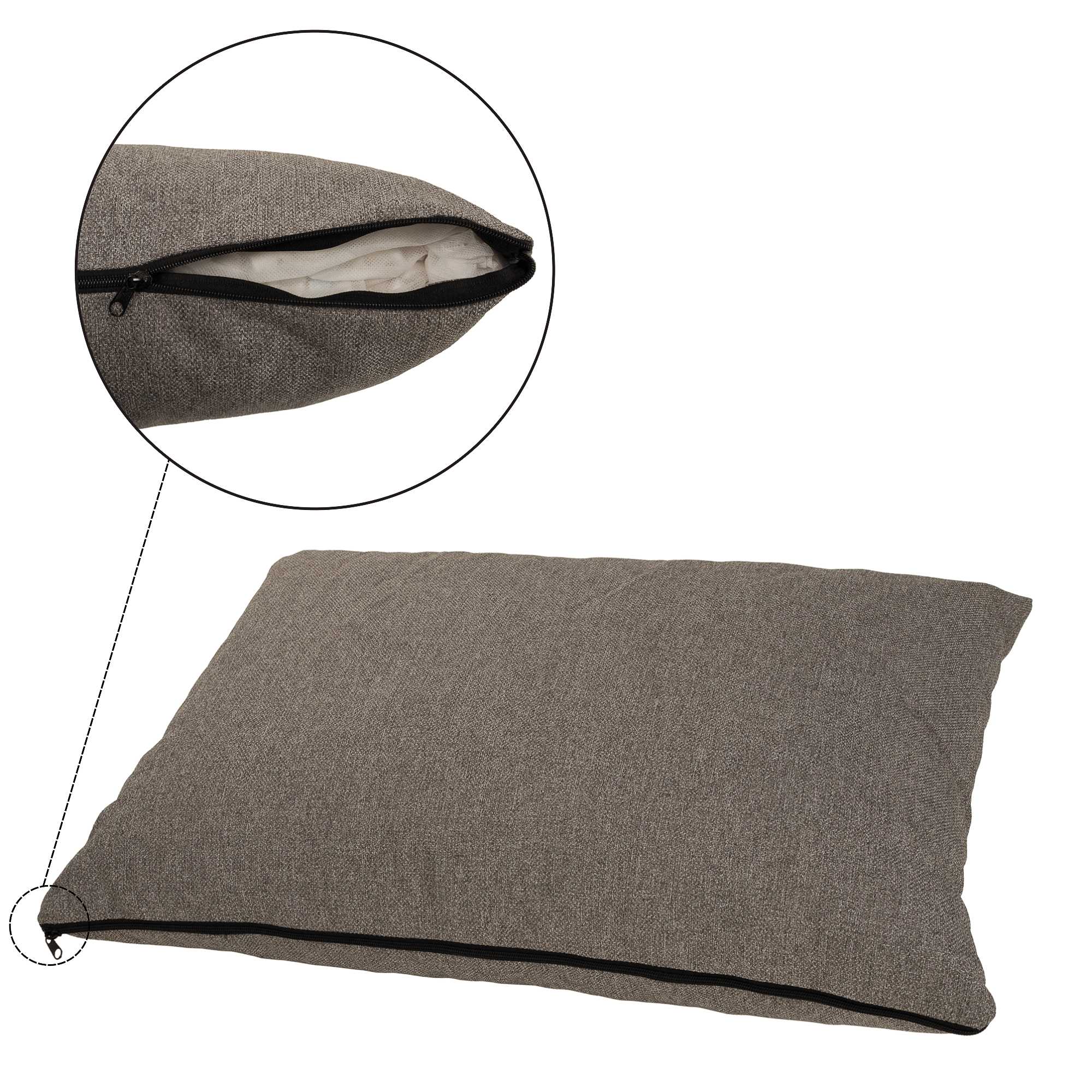 Kihúzható heverő, barna, EUGI Kihúzható heverő, barna, EUGI