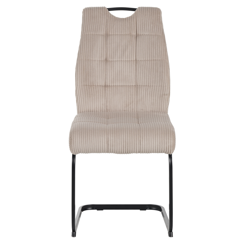 Jedálenská stolička, hnedosivá Taupe/čierna, KELMA