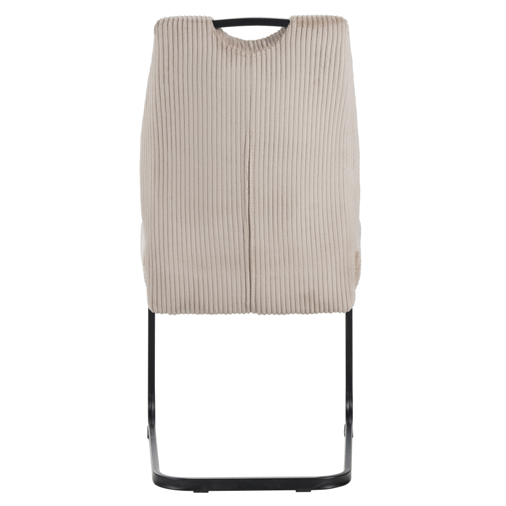 Jedálenská stolička, hnedosivá Taupe/čierna, KELMA