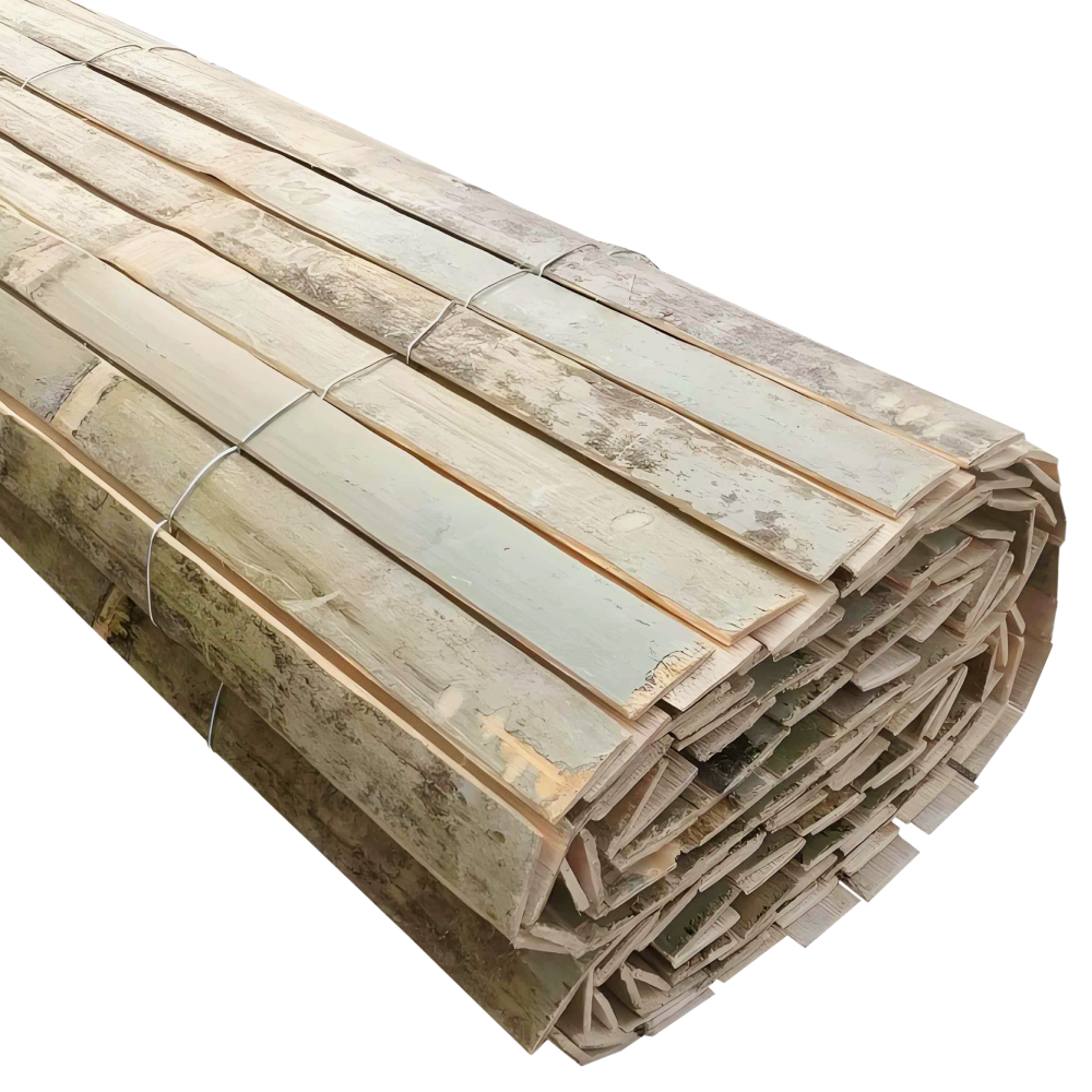 Záhradná zástena, bambus, 400x100 cm, ANLAN