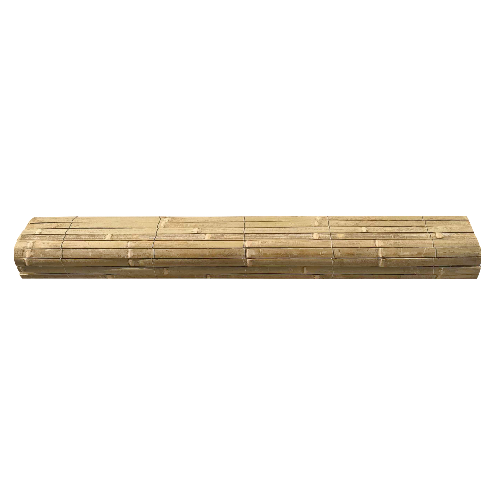 Záhradná zástena, bambus, 400x100 cm, ANLAN