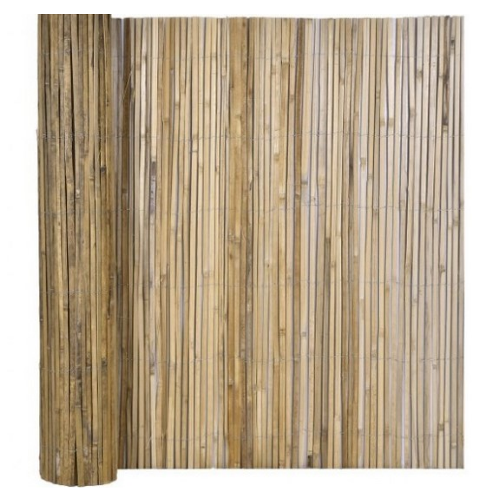 Kerti térelválasztó, bambusz, 400x100 cm, ANLAN