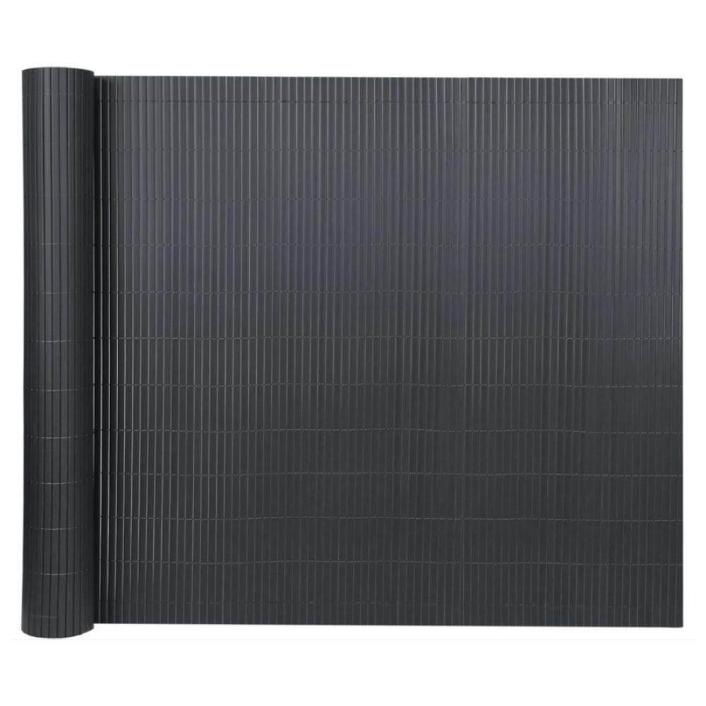 Zahradní zástěna, černá, 300x100 cm, ABEO