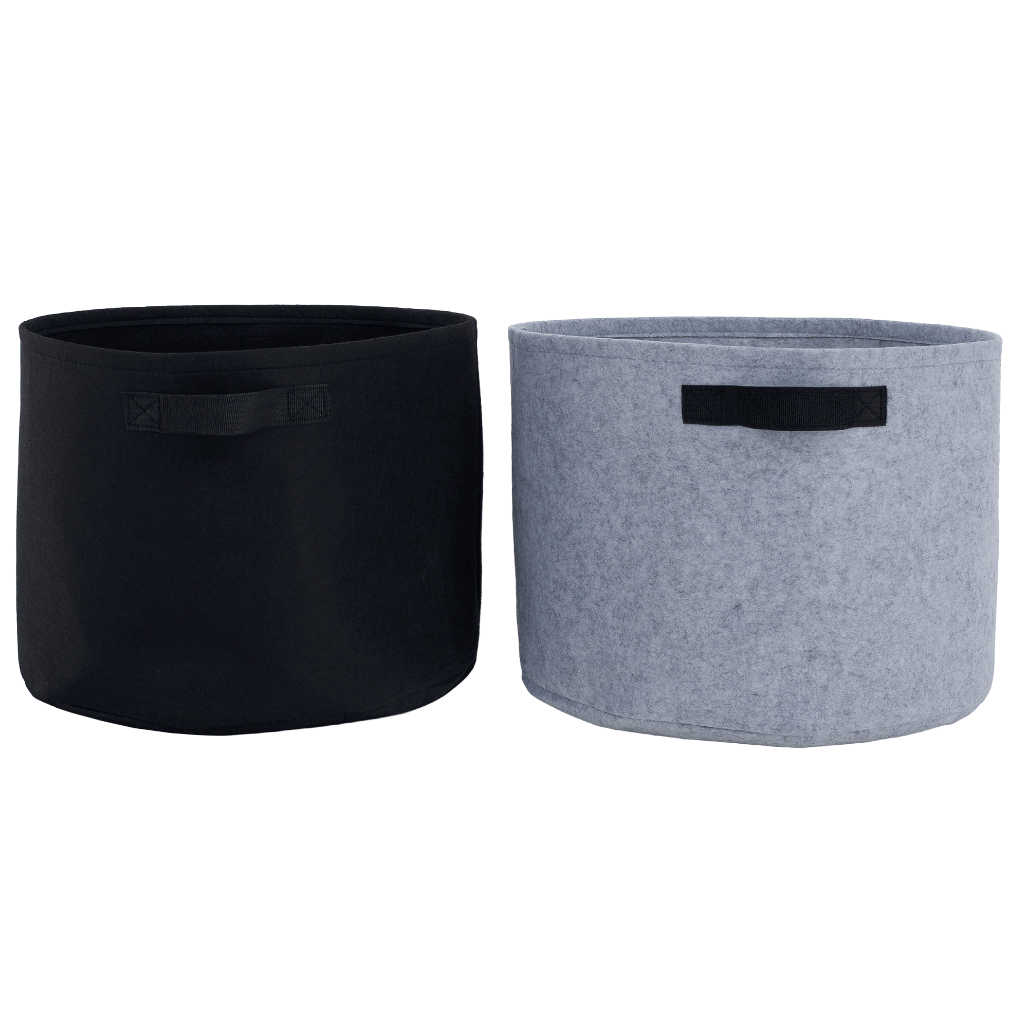 Pytel na pěstování, set 2 ks, černá/šedá, GROVIN TYP 1