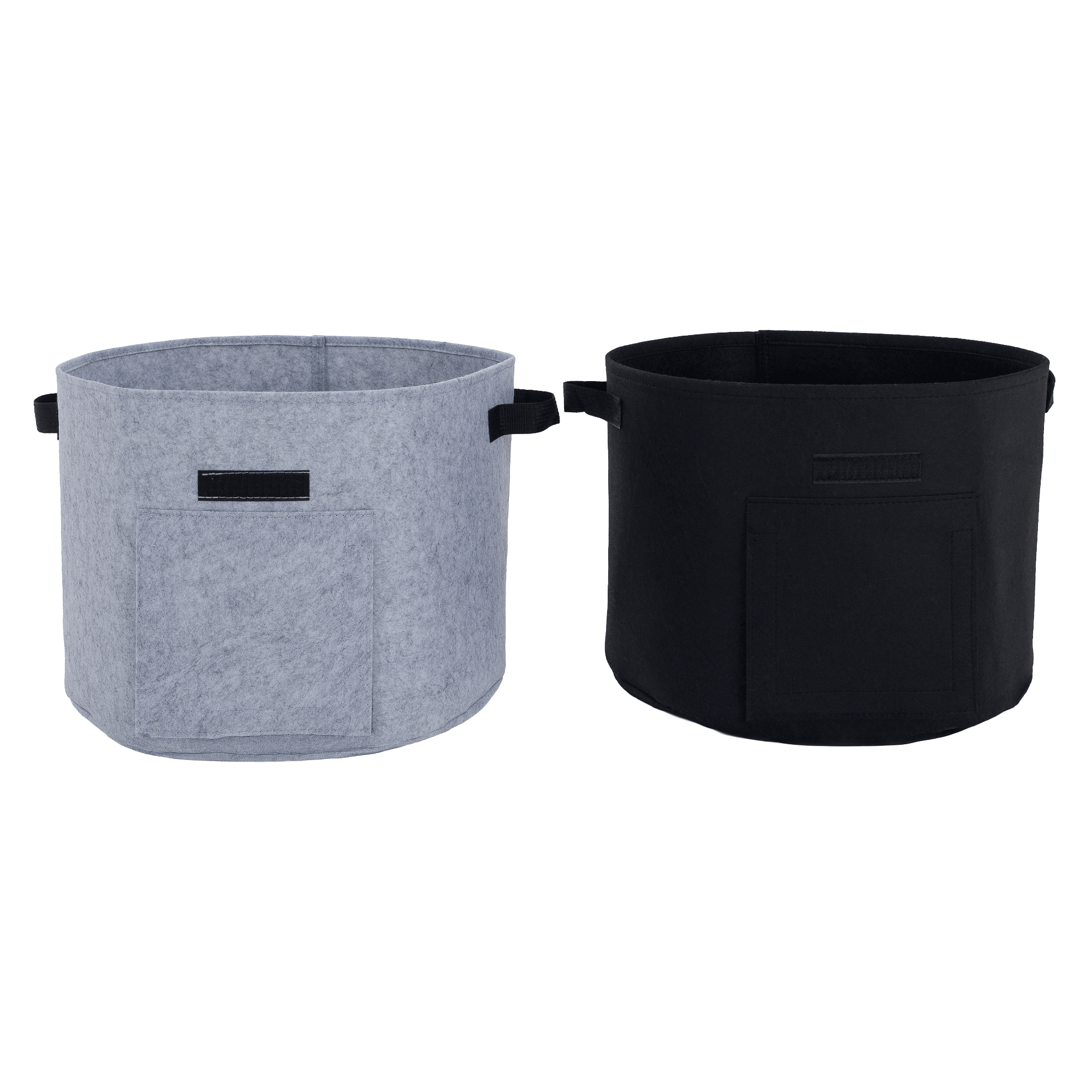 Pytel na pěstování, set 2 ks, černá/šedá, GROVIN TYP 2