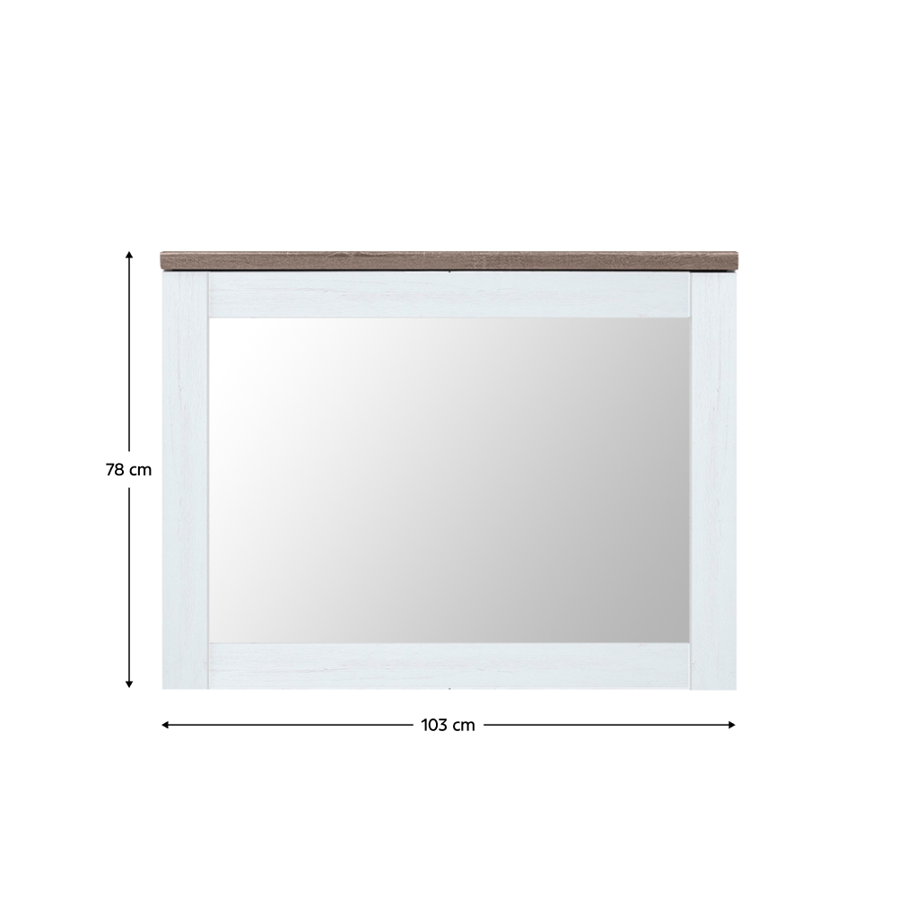 Tükör, canyon fenyő/sonoma trüffel tölgy, TEINA LUS103