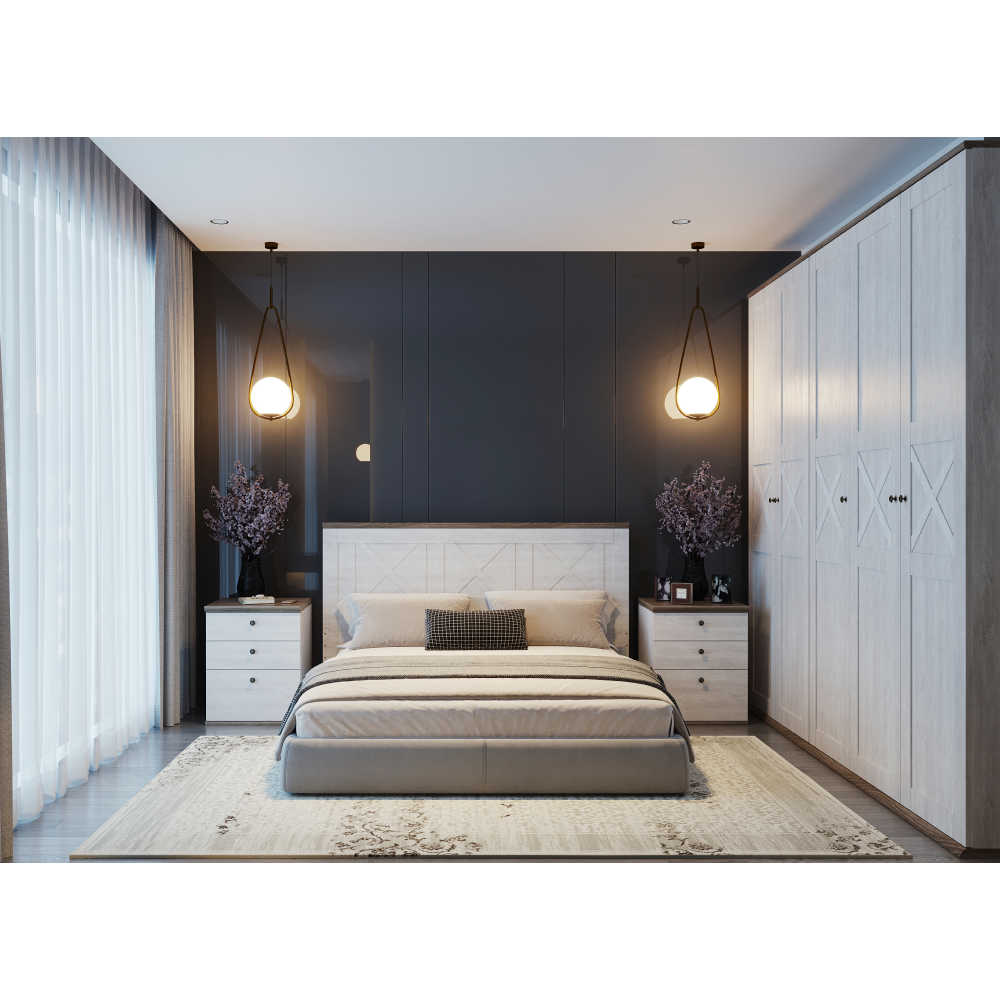 Komoda, borovica canyon/dub sonoma trufel, TEINA KOM4S