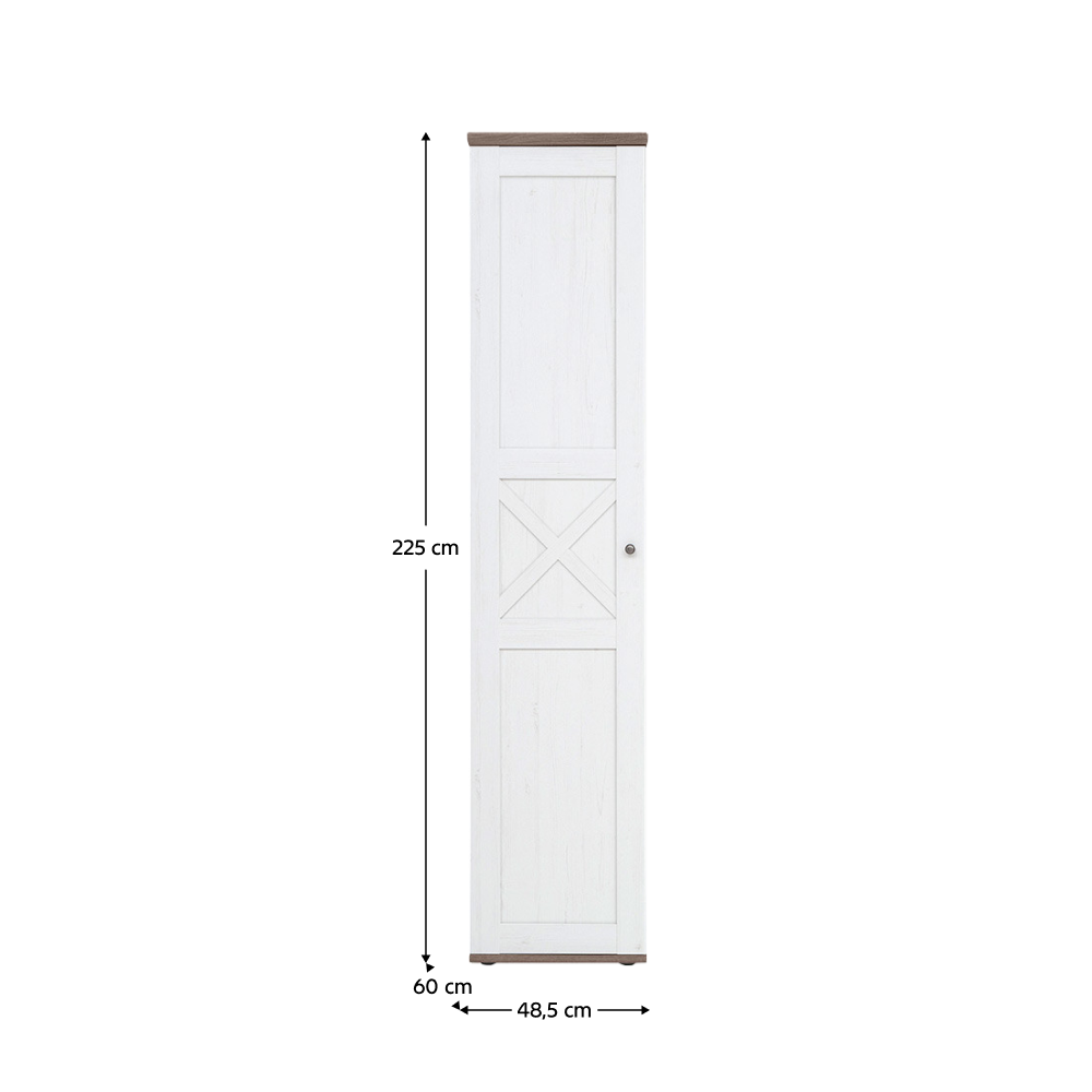 Regál, borovica canyon/dub sonoma trufel, TEINA REG1D