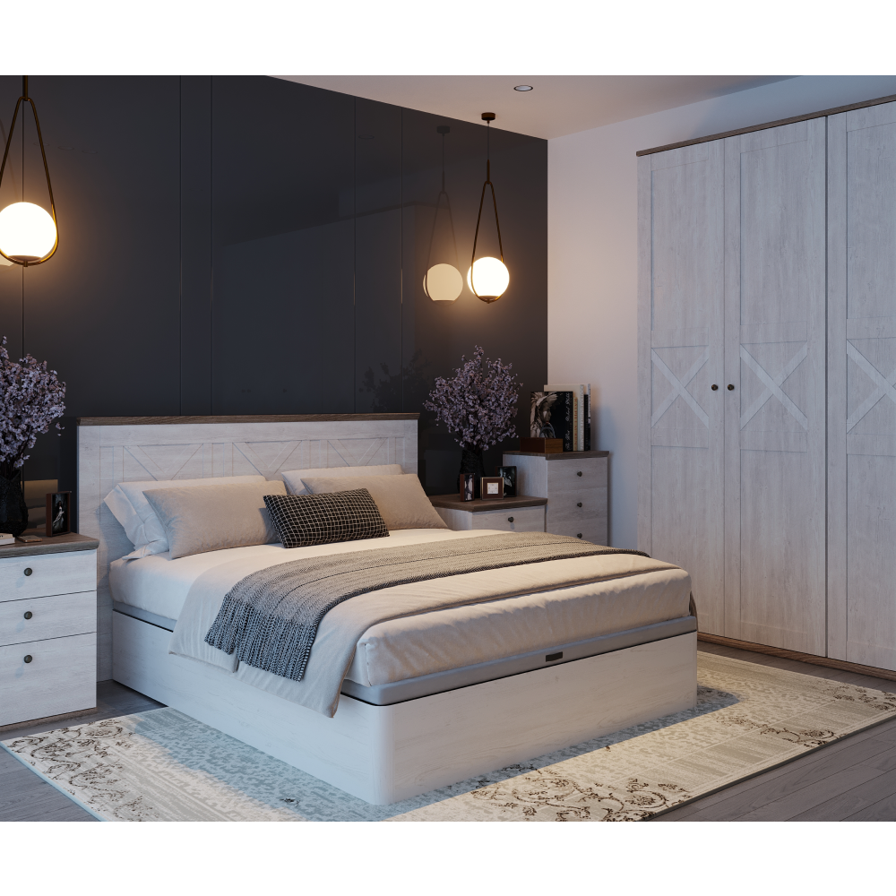 Skriňa, borovica canyon/dub sonoma trufel, TEINA SZF2D007