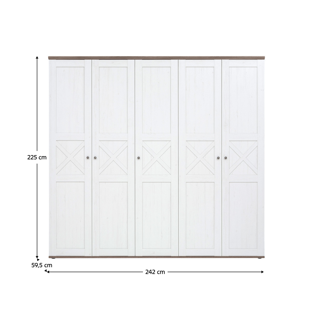 Skriňa, borovica canyon/dub sonoma trufel, TEINA SZF5D