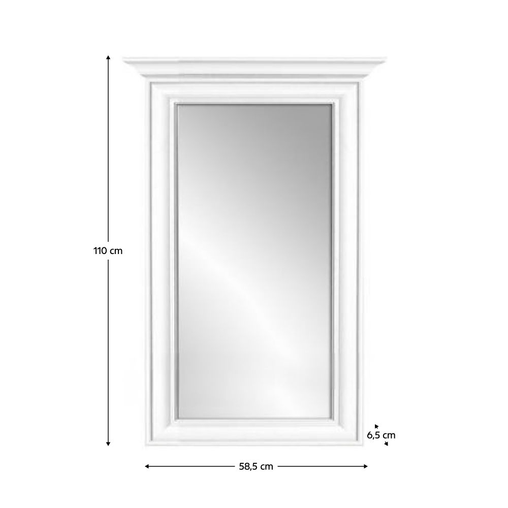 Tükör, alpesi fehér, KENTAK LUS50