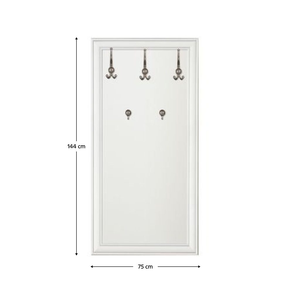 Vešiaková stena, alpská biela, KENTAK WIE75