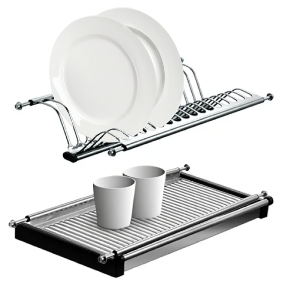 Odkapávač na nádobí do horní skříňky, nerezavějící ocel, KAPIO TYP 1