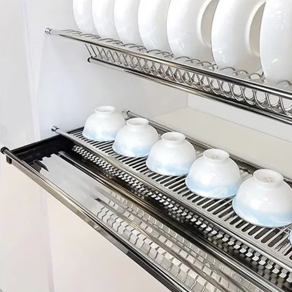 Odkapávač na nádobí do horní skříňky, nerezavějící ocel, KAPIO TYP 1 Kondela (foto 6)