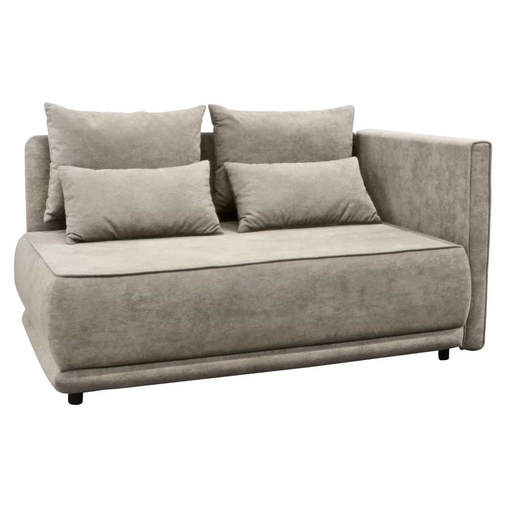 Rozkladacia pohovka, béžovosivá Taupe, pravá, LIAMI