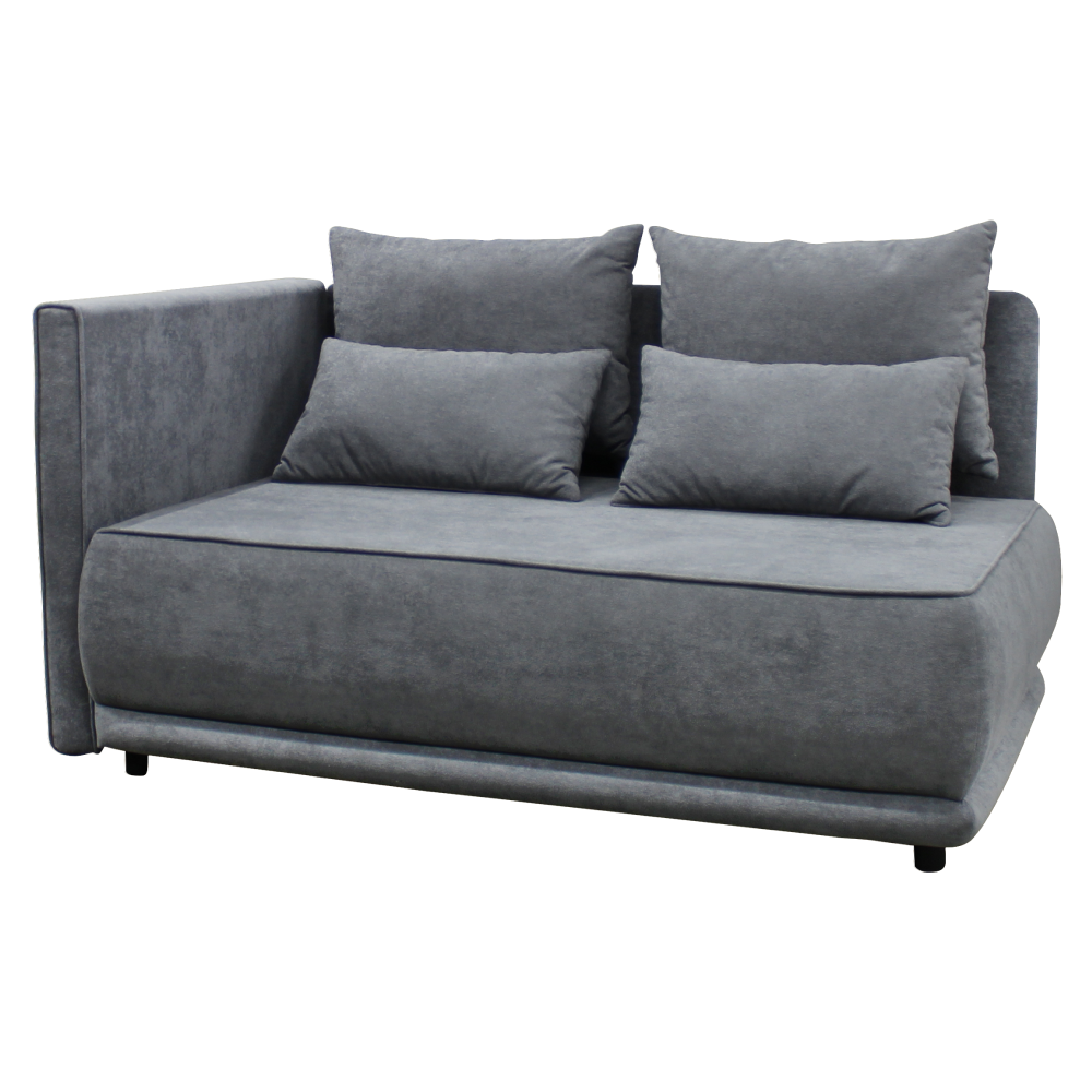 Kihúzható kanapé, szürke, balos, LIAMI Kihúzható kanapé, szürke, balos, LIAMI