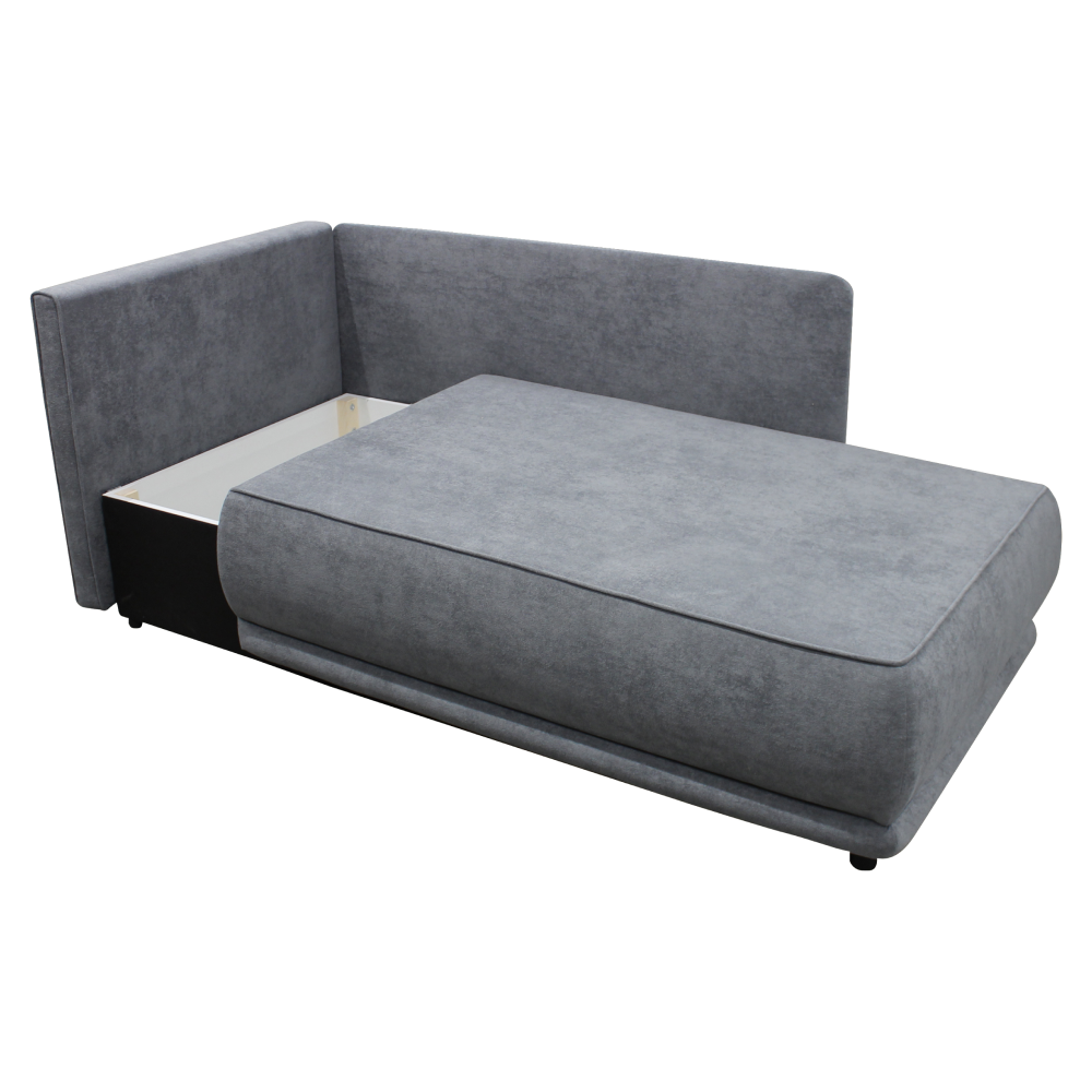 Kihúzható kanapé, szürke, balos, LIAMI Kihúzható kanapé, szürke, balos, LIAMI